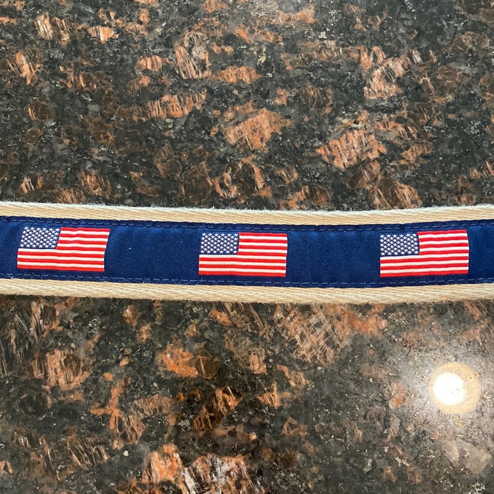 Nautica Mens American Flag Belt - 34” belt